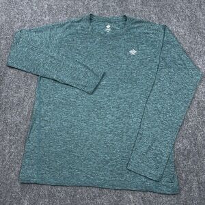 Rabbit Running Long Sleeve Shirt Men's XL Green Performance Wicking EZ Tee